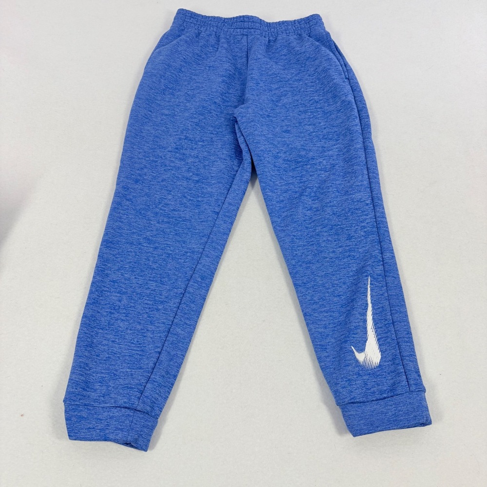 Nike Therma-FIT Joggers Youth Boys XL Blue Excellent Heathered Fleece Sweatpants